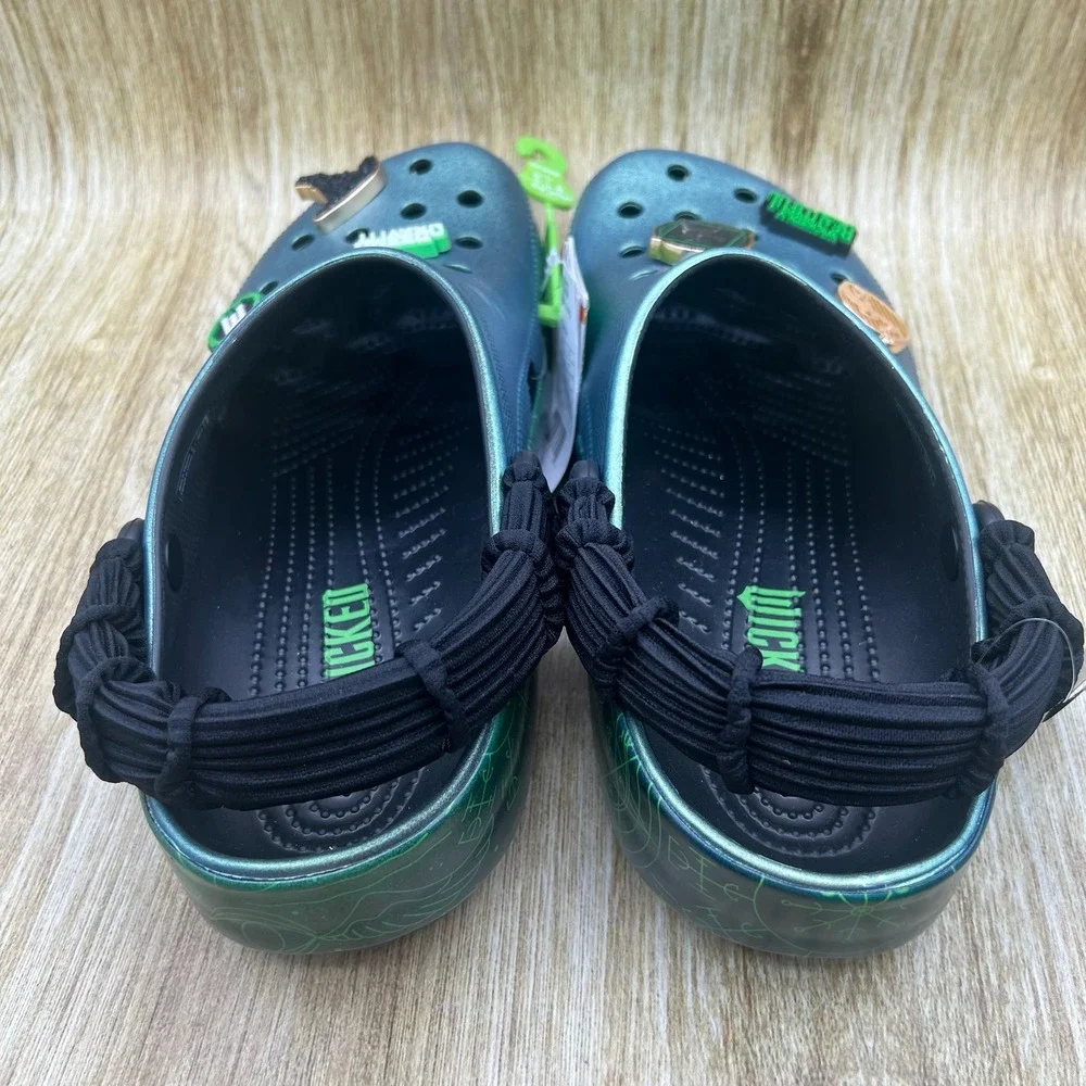 Crocs Wicked Elphaba Glow-in-the-Dark Clog Men's‎ Size 11 Green 210524-90H NEW